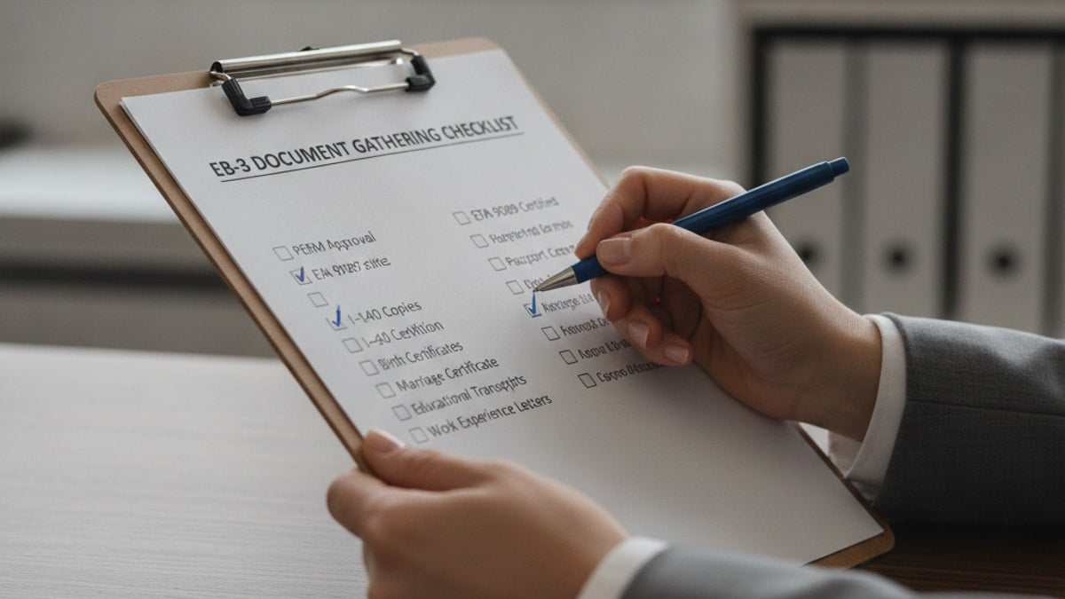 EB-3 Document Gathering Checklist — Visa Application Guide