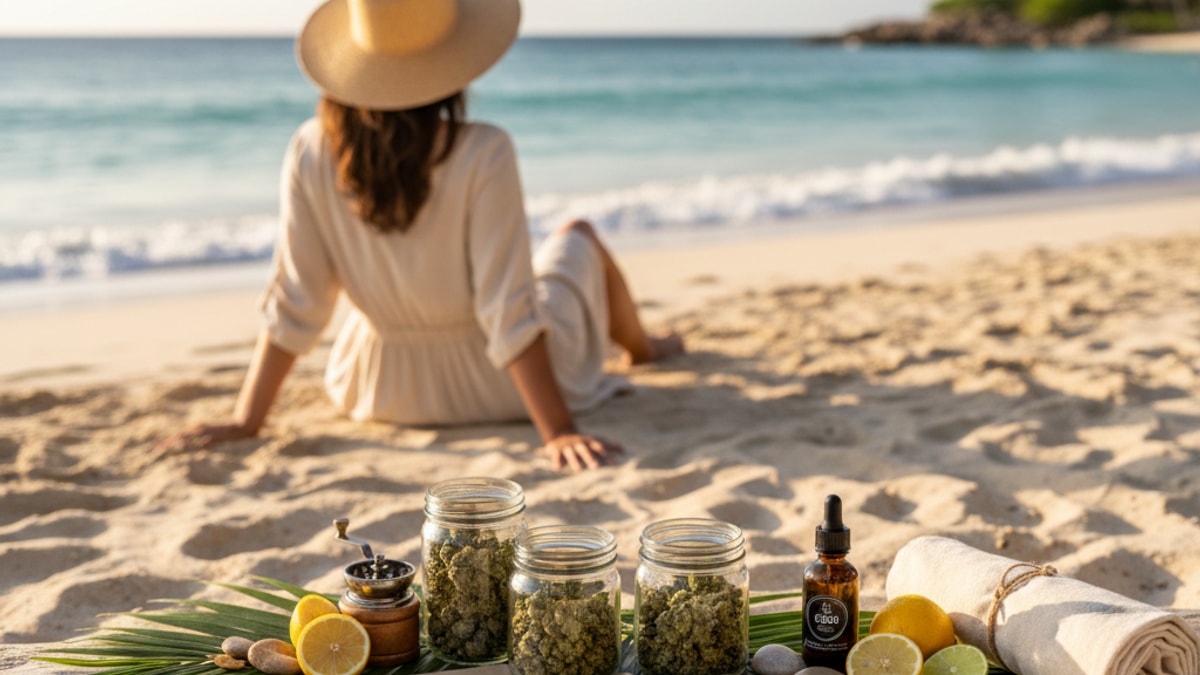 Best Weed Strains for Beach Days — Relaxed & Uplifted