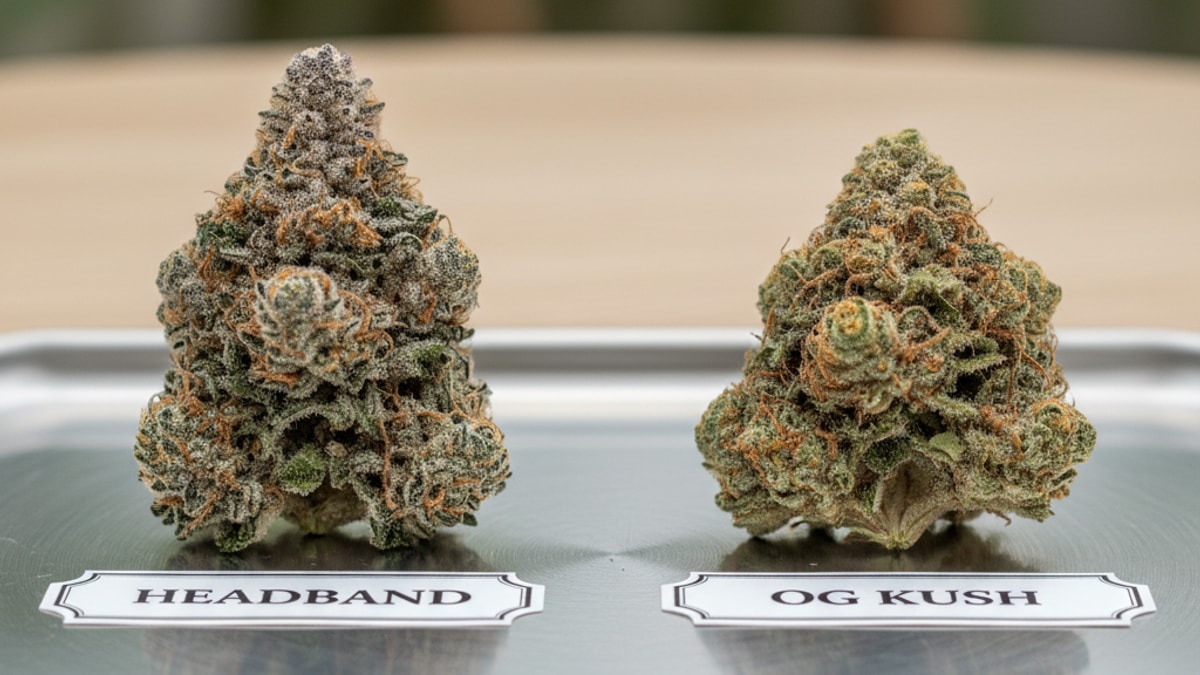 Headband vs OG Kush — Strain Profile & Effects Compared