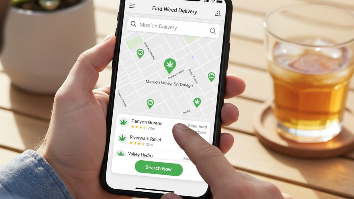 How to Find Weed Delivery in Mission Valley? (Fast,