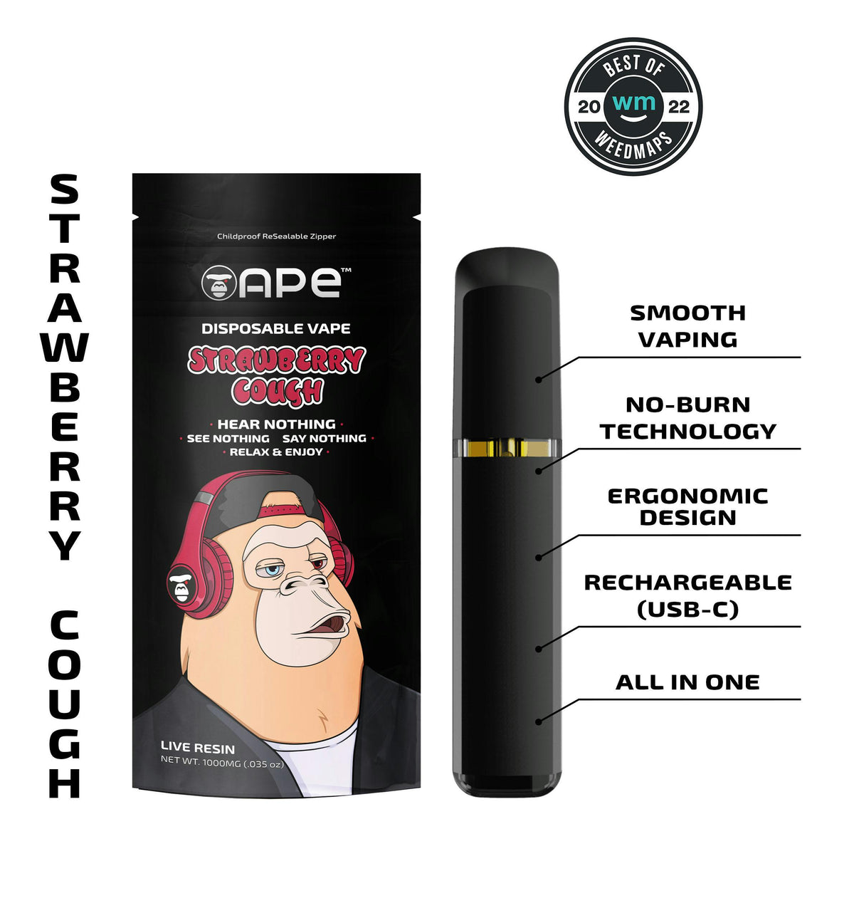 ape bar vape APE 1g Disposables (Tax Included)