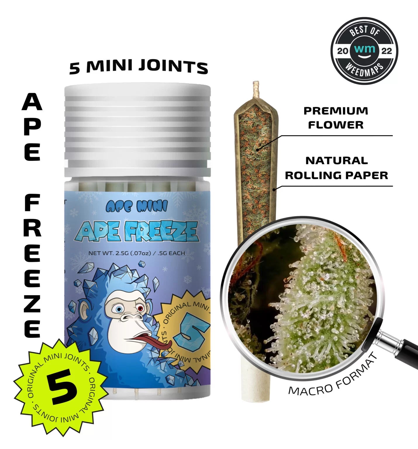 Ape 5-Pack Pre-Rolls