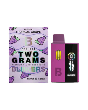 Tropical Grapes (Indica) - Blinkers 2G Disposable All-In-One Vape