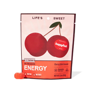 Happy Fruit -  Cherry Lifted Limeade Gummies (Energy) - 5mg THC , 5mg THCV