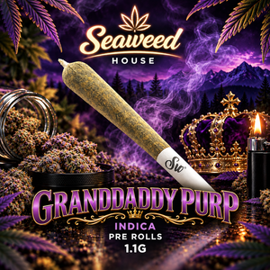 Granddaddy Purp Indica Pre-Roll 1.1g | Seaweed House