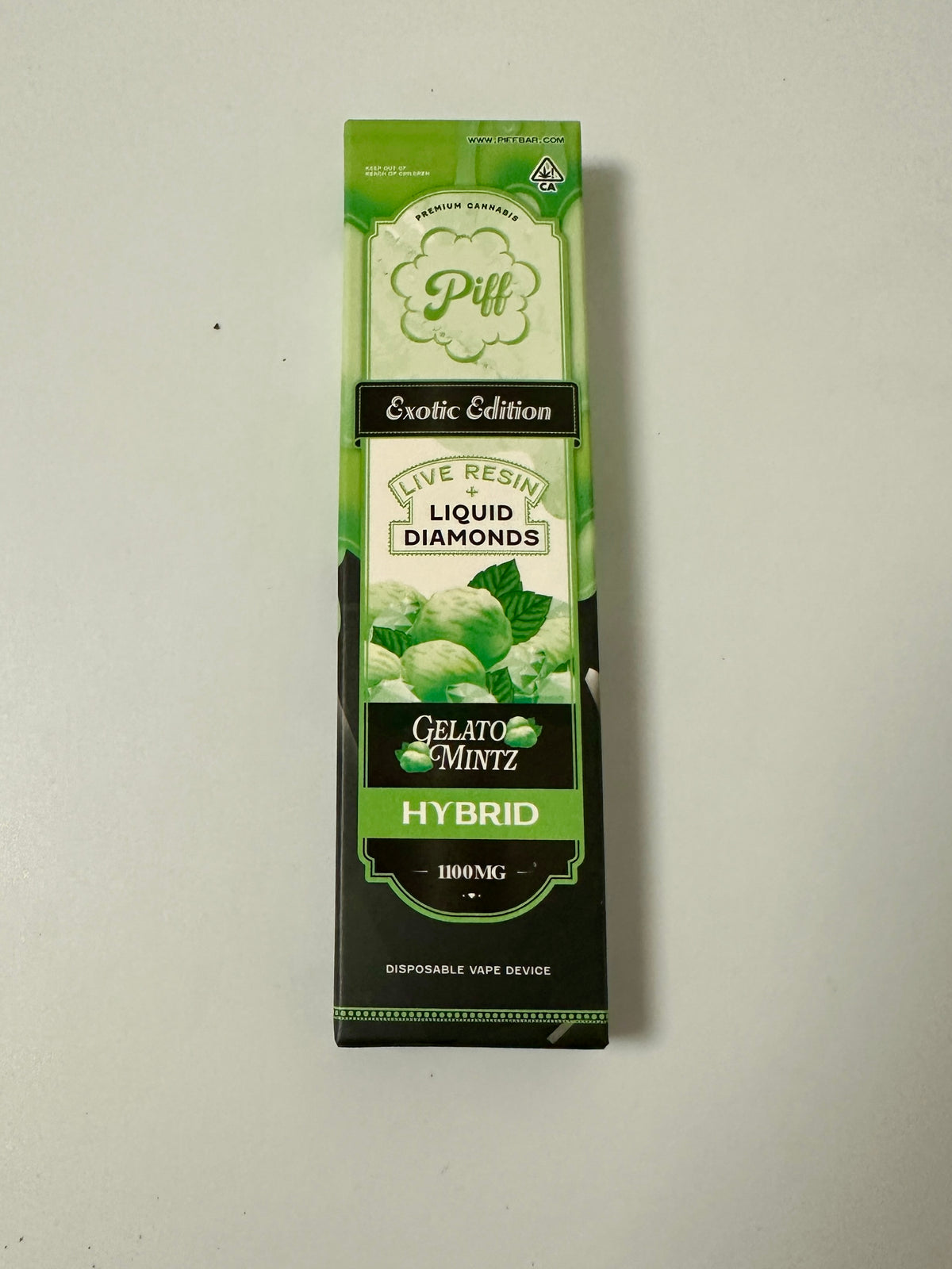 elf bar vape uk PIFF 1G Exotic Disposable | Live Resin x Liquid Diamonds THC Vape main image 0