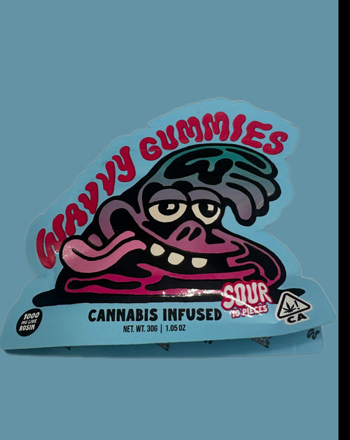 Wavvy Gummies –  Blueberry x Carnival (Hybrid) 1000mg