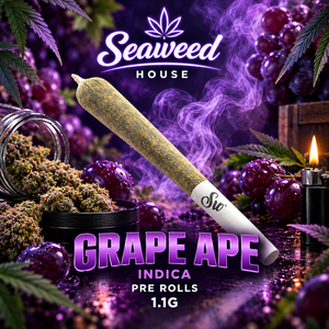 Grape Ape Indica Pre-Roll 1.1g | Seaweed House