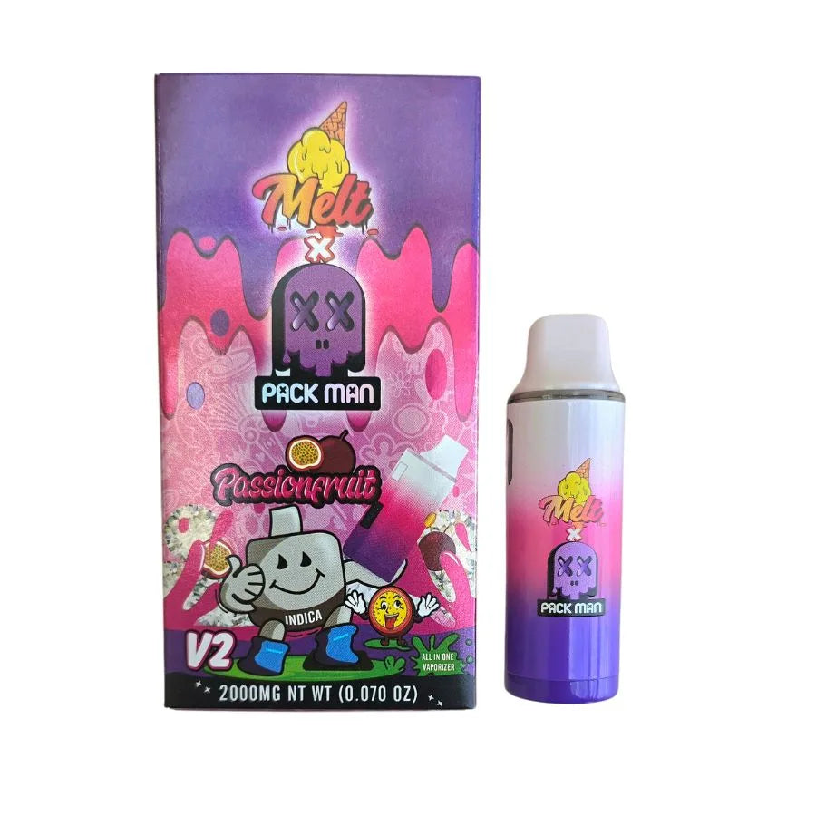 Packman x Melt Liquid Diamonds Live Resin Carts – 2G Premium Disposable