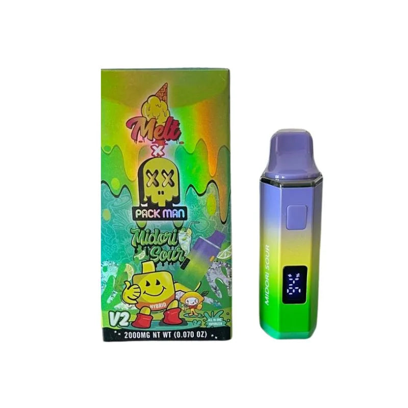 Pack Man Vape Packman x Melt Liquid Diamonds Live Resin Carts | 2g Premium Vape 90 Pack Man Vape Packman x Melt Liquid Diamonds Live Resin Carts | 2g Premium Vape 90