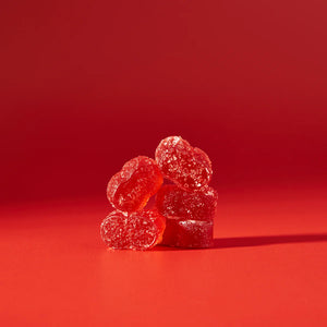 Happy Fruit - Raspberry Remedy Gummies  (Relief) - 5mg THC, 10mg CBG, 10mg CBC Per Gummy