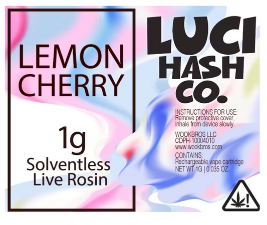 Lemon Cherry LIVE ROSIN 1g Disposables (Tax Included)