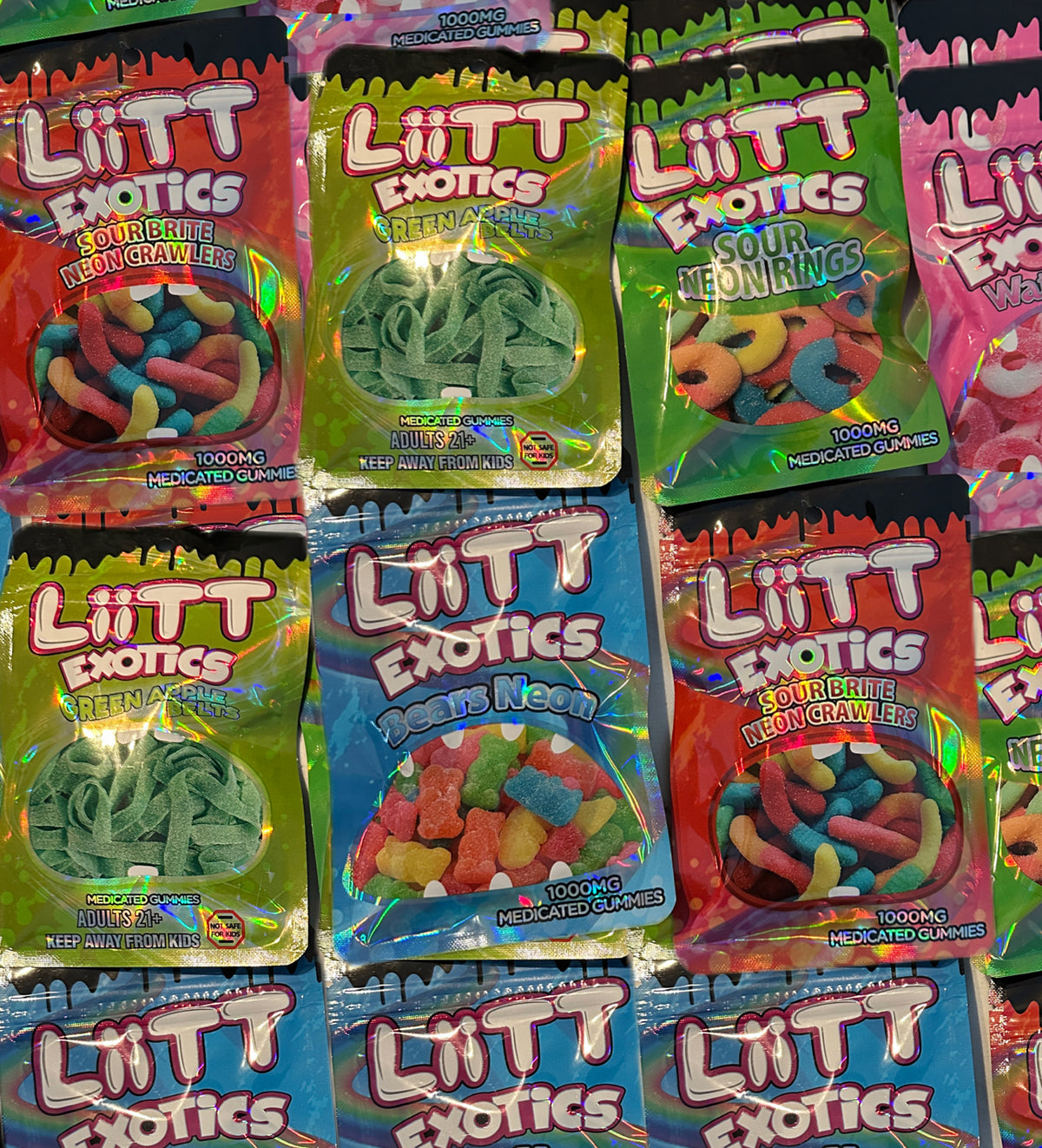 LiiTT Exotics Weed Gummies – Premium Vegan THC Gummies for a Clean, Potent High - SeaweedDelivery