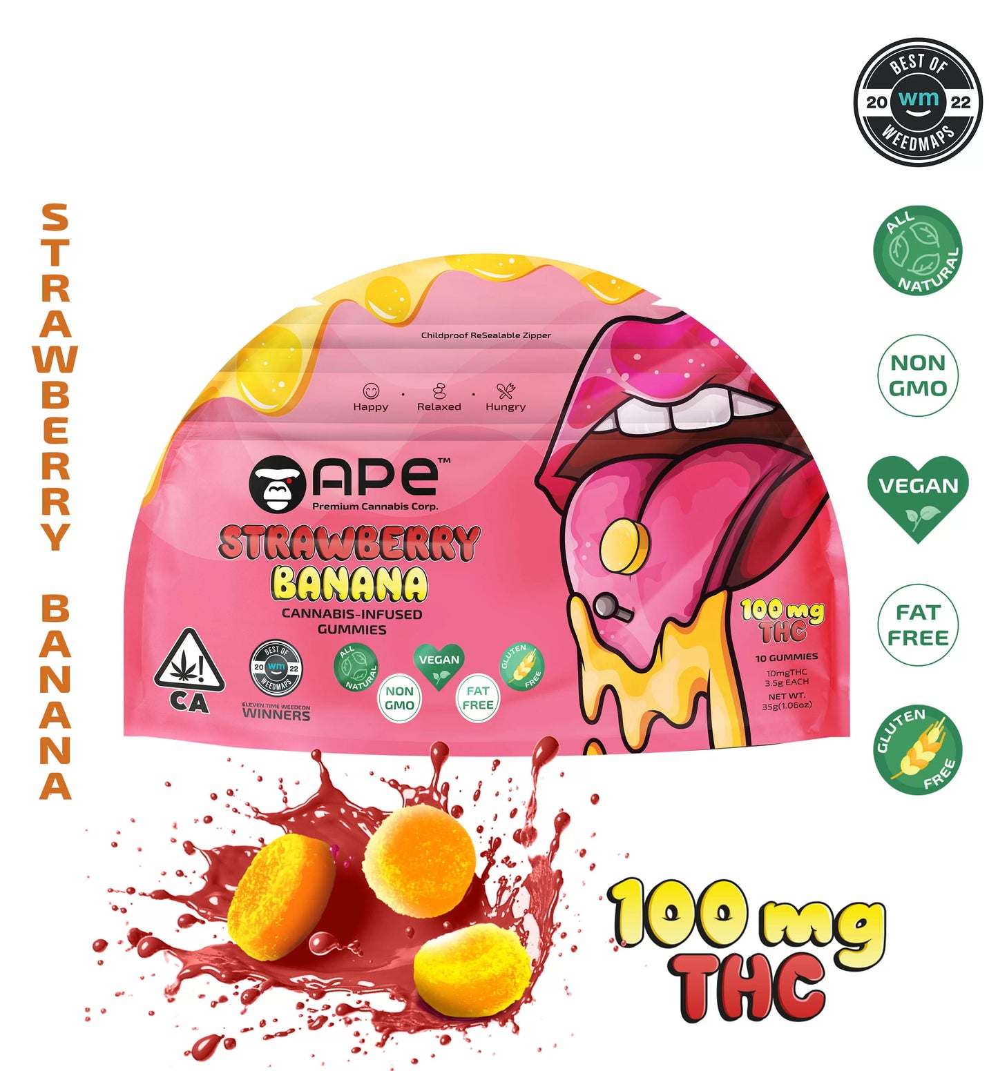 APE Cannabis-THC Infused Gummies