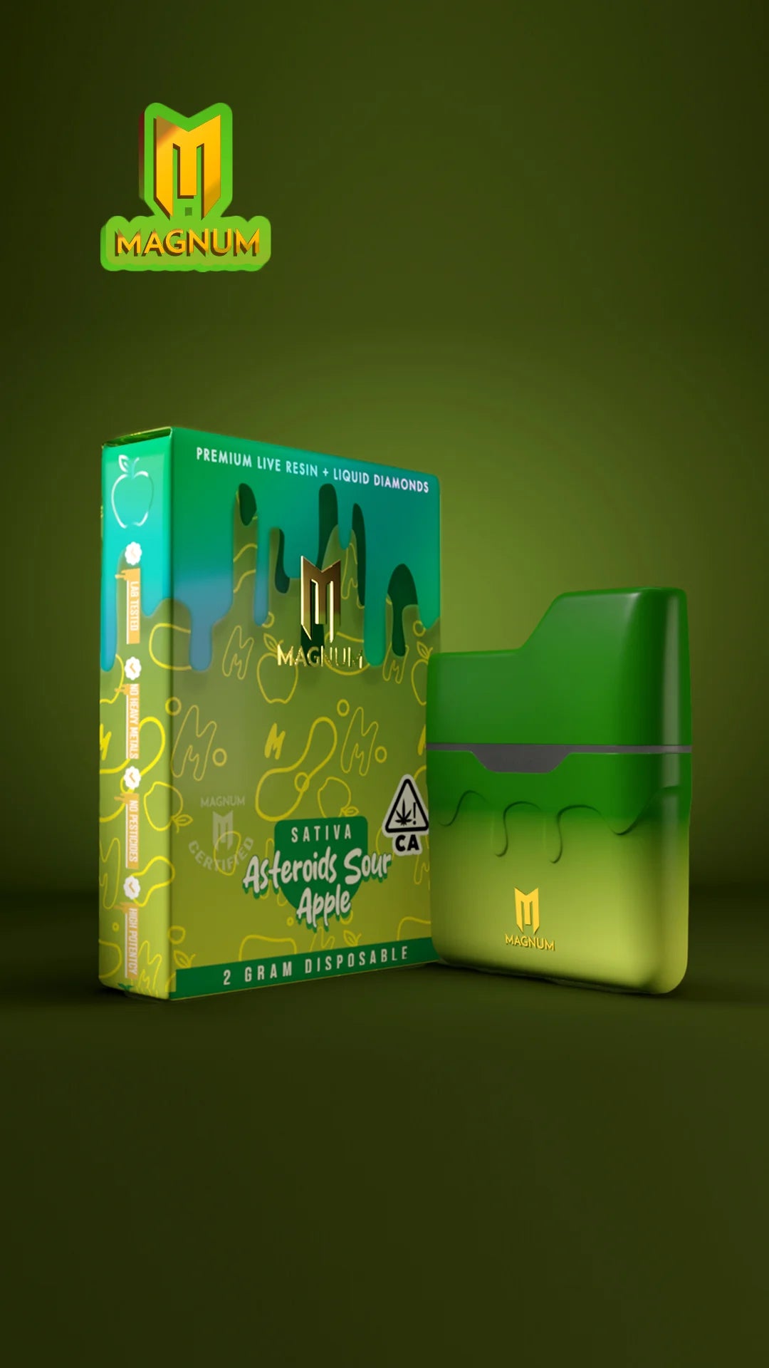 Magnum Lab Live Resin 2 Gram Disposables (Tax Included)