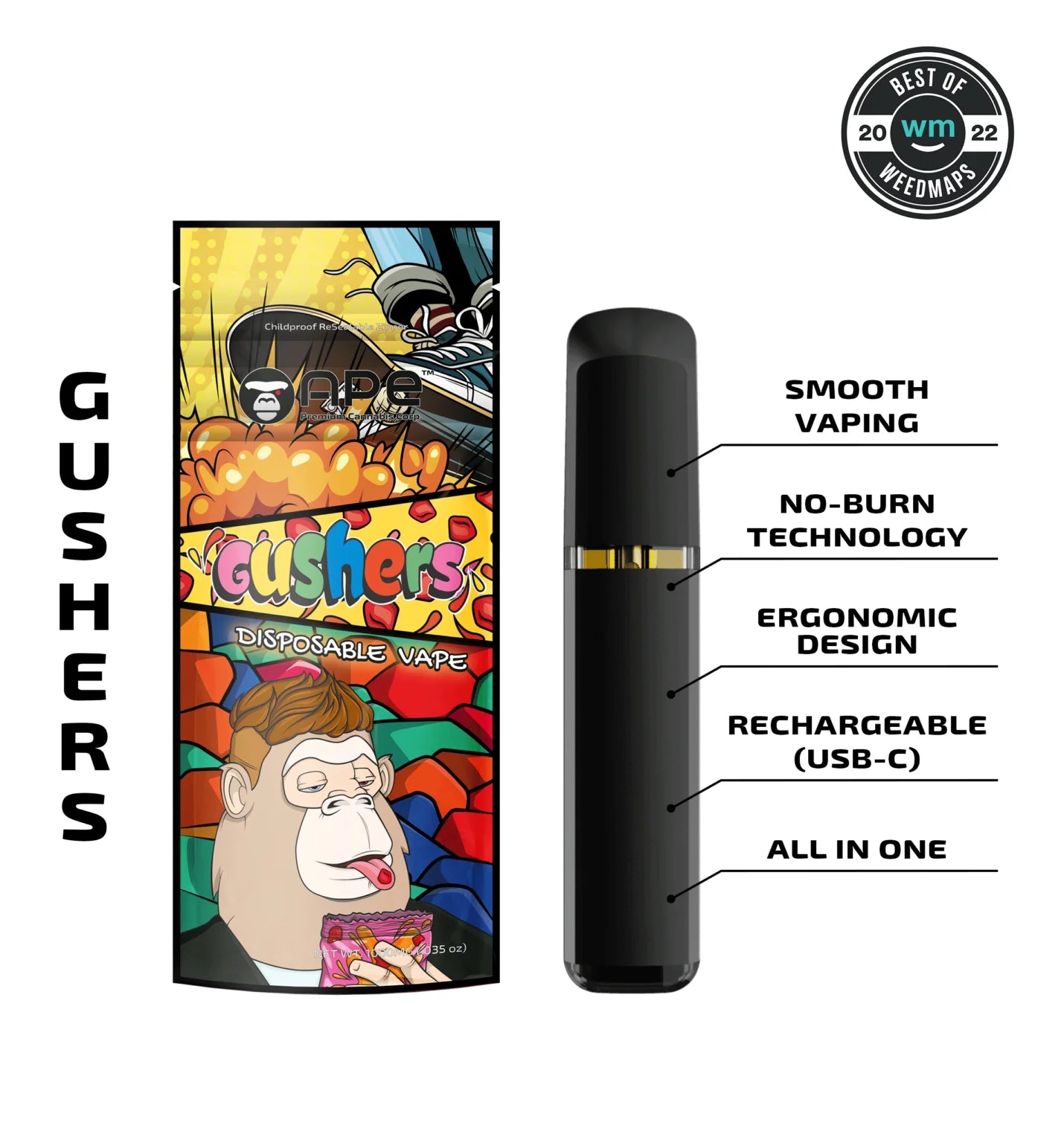 APE 1g Disposables (Tax Included) - SeaweedDelivery APE 1g Disposables (Tax Included) - SeaweedDelivery