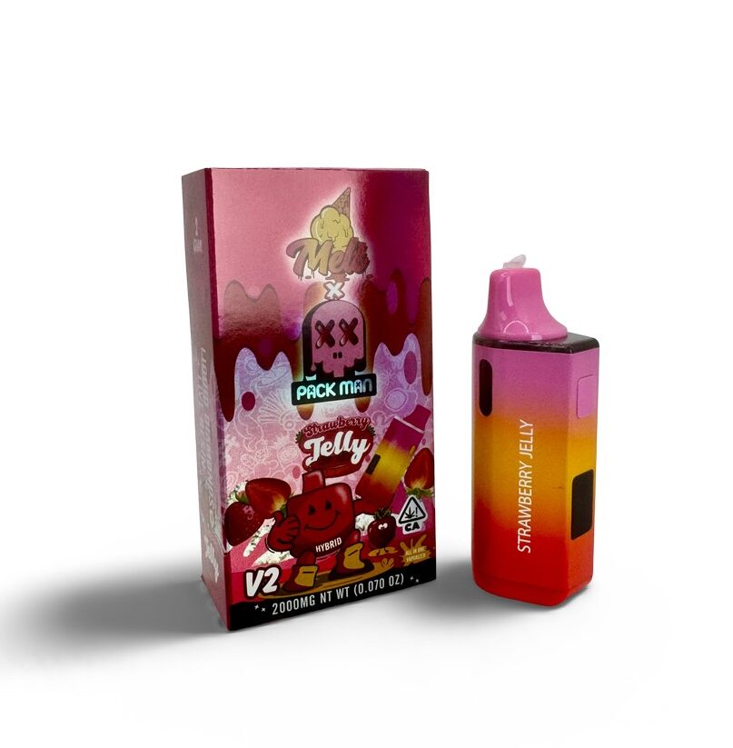 Packman x Melt Liquid Diamonds Live Resin Carts – 2G Premium Disposable